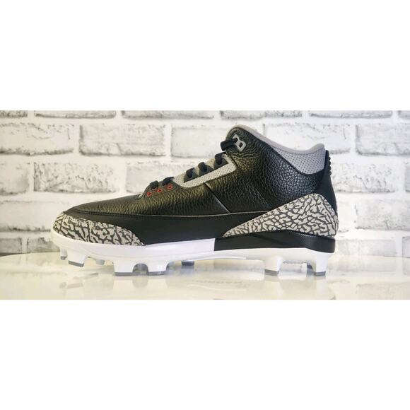 Nike Jordan 3 Retro MCS Black Fire Red Cement Grey FZ8627-001 Men's Size 12.5 - Picture 6 of 6